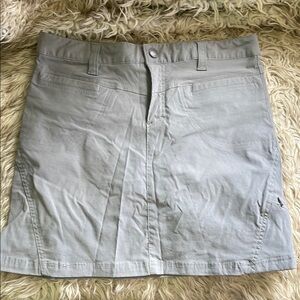 Athleta Gray Mini Pencil Skirt Casual